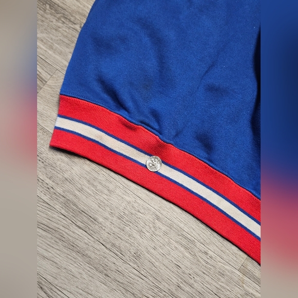 Vintage 90s Chicago Cubs Starter Hoodie Pullover Size L Sweatshirt MLB Blue Red - Picture 15 of 16